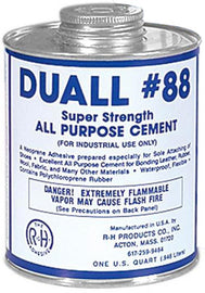DUALL CORK CEMENT - 32 oz. (946 ml) QUART CAN