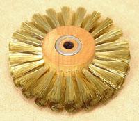 BRASS WIRE BRUSH - 2 ROW