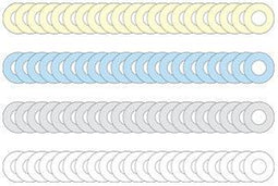 FLUTE PAD SHIM 17mm X .008" (.2mm) GRAY