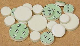 GREEN BACK THICK CLARINET PAD 14.0mm