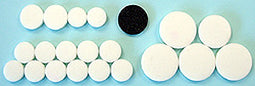 UNIVERSAL CLARINET PAD SET - ADHESIVE BACK