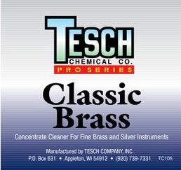 TESCH CLASSIC BRASS CLEANER GALLON BOTTLE - 1 PAC